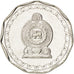 SRI LANKA, 10 Rupees, 2009, British Royal Mint, KM #181, MS(63), Nickel Plated..