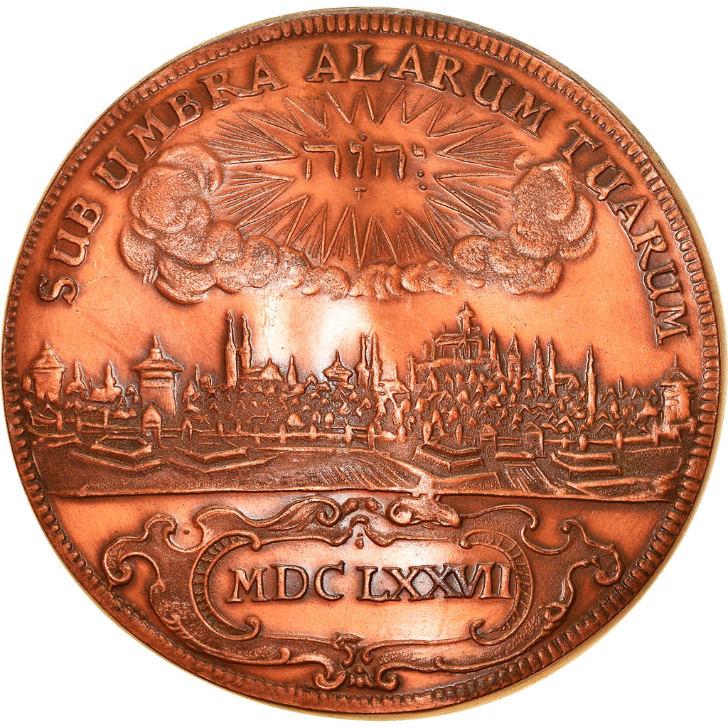 Francja, Medal, Thaler, Ville Impériale de Nuremberg, Historia, 1974