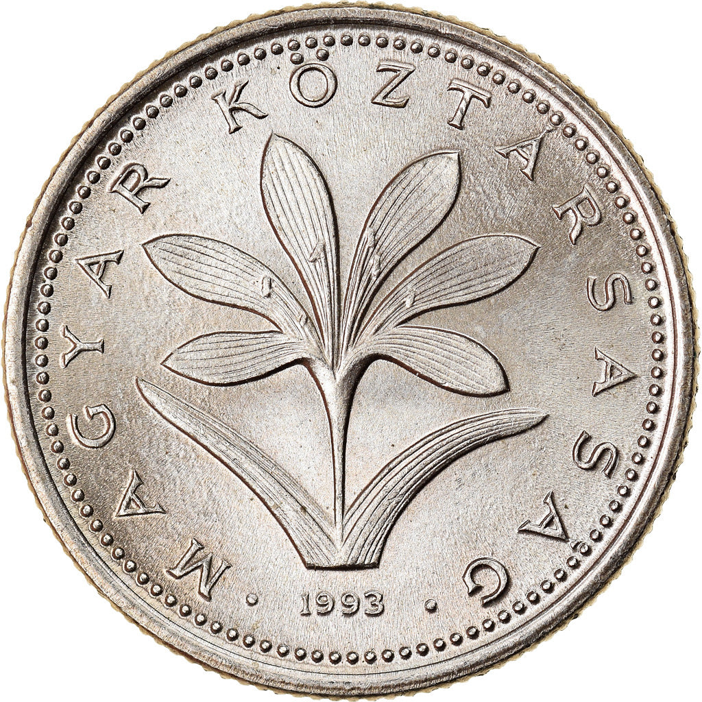 Moneta, Ungheria, 2 Forint, 1993, SPL, Rame-nichel, KM:693