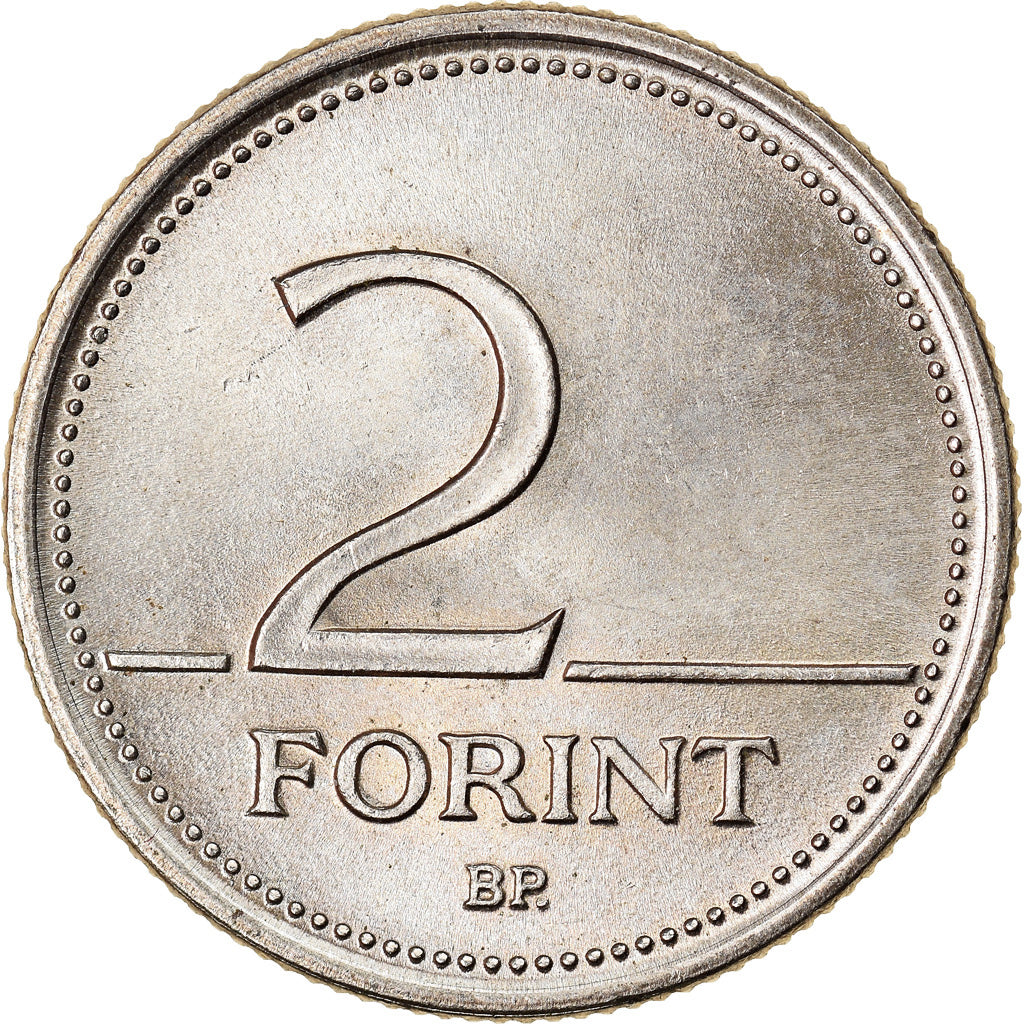 Moneta, Ungheria, 2 Forint, 1993, SPL, Rame-nichel, KM:693