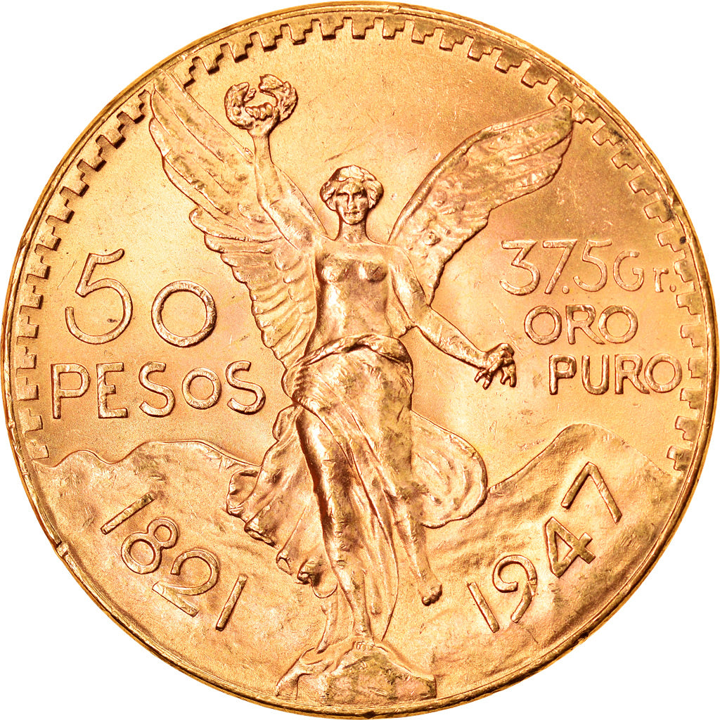 Monnaie, Mexique, 50 Pesos, 1947, Mexico City, SPL, Or, KM:481