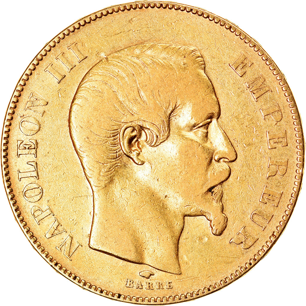 Munten, Frankrijk, Napoleon III, 50 Francs, 1856, Paris, FR+, Goud, KM:785.1