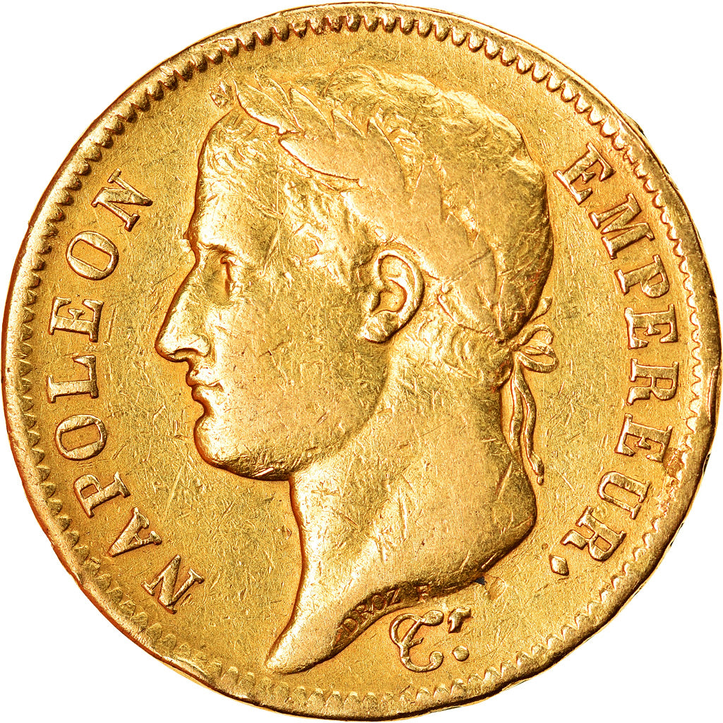 Moneta, Francja, Napoléon I, 40 Francs, 1811, Paris, EF(40-45), Złoto