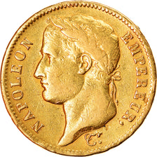 Moneta, Francja, Napoléon I, 40 Francs, 1811, Paris, EF(40-45), Złoto