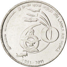 Coin, Sri Lanka, 2 Rupees, 2011, MS(63), Nickel plated steel, KM:184