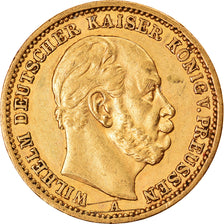 Coin, German States, PRUSSIA, Wilhelm I, 20 Mark, 1872, Berlin, EF(40-45), Gold