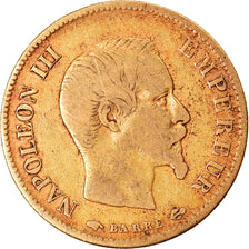 Moneta, Francja, Napoleon III, 10 Francs, 1856, Paris, VF(20-25), Złoto
