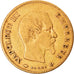 Moneta, Francia, Napoleon III, 10 Francs, 1857, Paris, MB, Oro, KM:784.3
