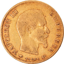 Moneta, Francja, Napoleon III, 10 Francs, 1859, Paris, VF(20-25), Złoto