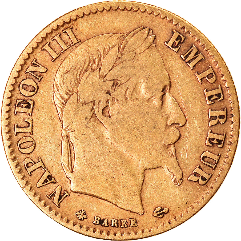Monnaie, France, Napoleon III, 10 Francs, 1863, Paris, TB, Or, Gadoury:1015