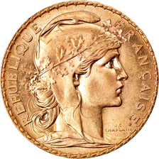 Monnaie, France, Marianne, 20 Francs, 1910, Paris, SPL, Or, Gadoury:1064a