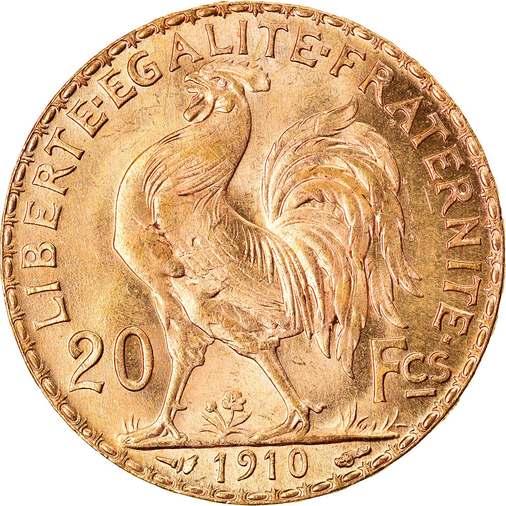 Monnaie, France, Marianne, 20 Francs, 1910, Paris, SPL, Or, Gadoury:1064a