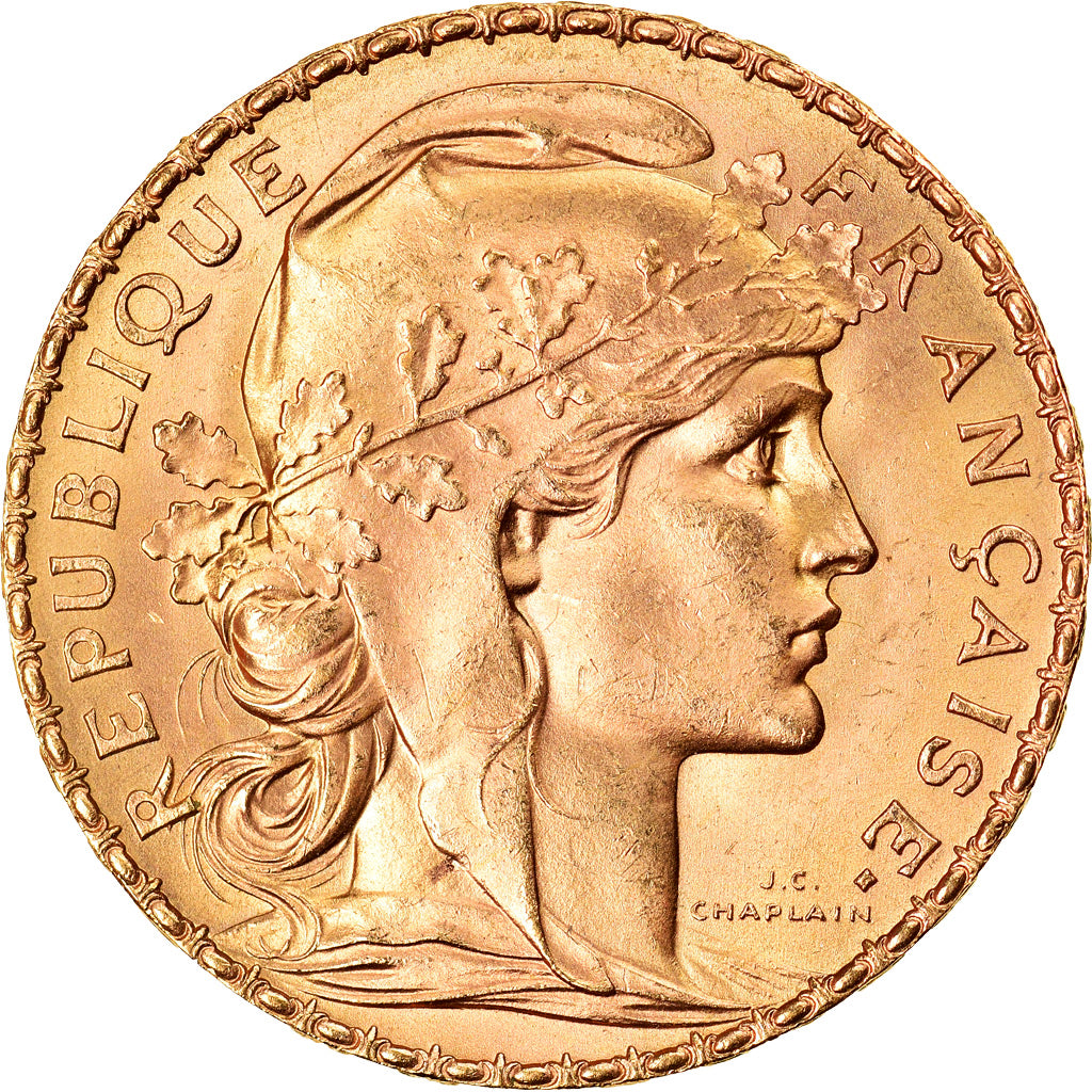 Monnaie, France, Marianne, 20 Francs, 1912, Paris, SPL, Or, Gadoury:1064a