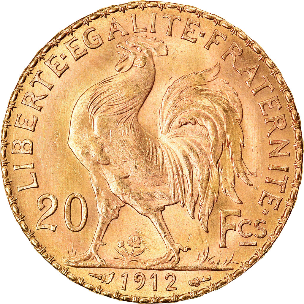 Monnaie, France, Marianne, 20 Francs, 1912, Paris, SPL, Or, Gadoury:1064a