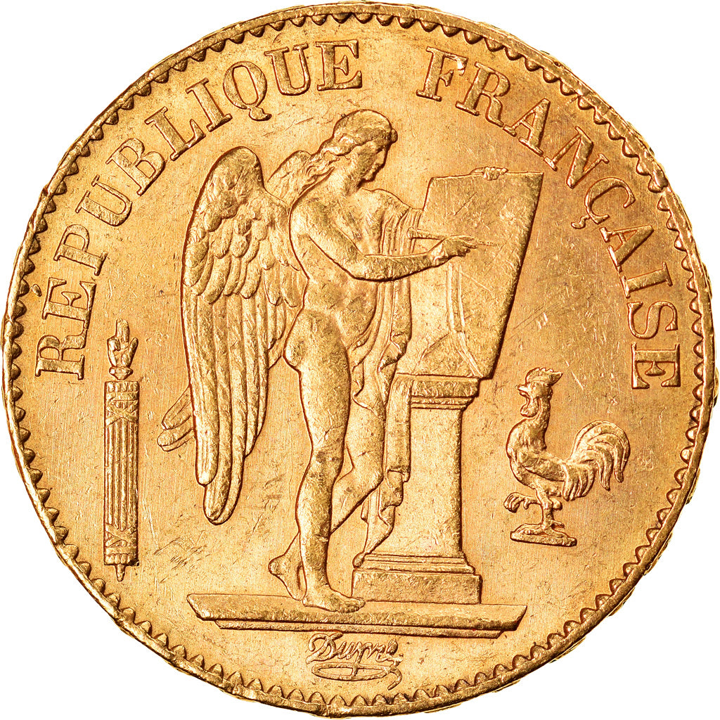 Monnaie, France, Génie, 20 Francs, 1877, Paris, SUP+, Or, Gadoury:1063, KM:825