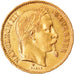 Moneda, Francia, Napoleon III, 20 Francs, 1869, Strasbourg, MBC+, Oro, KM:801.2