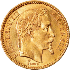 Munten, Frankrijk, Napoleon III, 20 Francs, 1861, Paris, PR, Goud, KM:801.1