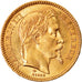 Munten, Frankrijk, Napoleon III, 20 Francs, 1861, Paris, PR, Goud, KM:801.1