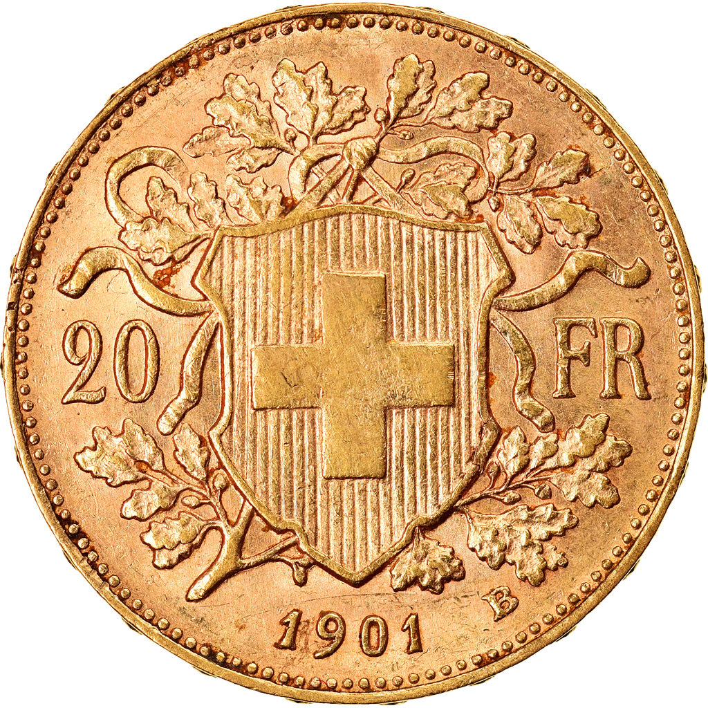 Moneda, Suiza, 20 Francs, 1901, Bern, EBC, Oro, KM:35.1