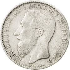 CONGO FREE STATE, Franc, 1896, KM #6, VF(30-35), Silver, 23, 4.92
