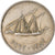 Monnaie, Kuwait, Jabir Ibn Ahmad, 50 Fils, AH 1382/1962, TTB, Copper-nickel