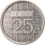 Munten, Nederland, Beatrix, 25 Cents, 1991, ZF+, Nickel, KM:204