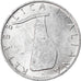 Moeda, Itália, 5 Lire, 1955, Rome, MS(60-62), Alumínio, KM:92
