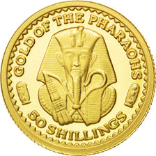 SOMALIA, 50 Shillings, 2002, KM #161, MS(65-70), Gold, 13.88, 1.24