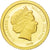 Moneta, Wyspy Salomona, Elizabeth II, 5 Dollars, 2010, MS(65-70), Złoto, KM:123