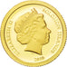 Monnaie, Îles Salomon, Elizabeth II, 5 Dollars, 2010, FDC, Or, KM:123