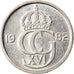 Coin, Sweden, Carl XVI Gustaf, 10 Öre, 1982, AU(50-53), Copper-nickel, KM:850