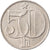 Monnaie, Tchécoslovaquie, 50 Haleru, 1989, TTB+, Copper-nickel, KM:89