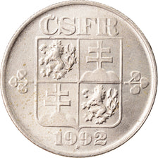 Münze, Tschechoslowakei, 50 Haleru, 1992, VZ, Copper-nickel, KM:144