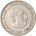 Moneta, Spagna, Caudillo and regent, 5 Pesetas, 1957 (74), BB, Rame-nichel
