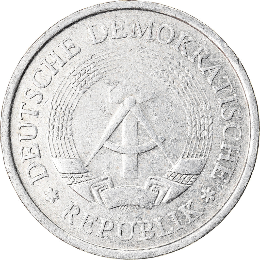 Moneta, REPUBBLICA DEMOCRATICA TEDESCA, Mark, 1972, Berlin, BB, Alluminio