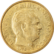 Münze, Monaco, Rainier III, 10 Centimes, 1986, SS+, Aluminum-Bronze, KM:142