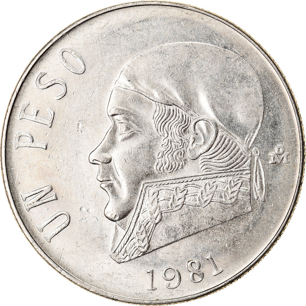 Monnaie, Mexique, Peso, 1981, Mexico City, SUP, Copper-nickel, KM:460