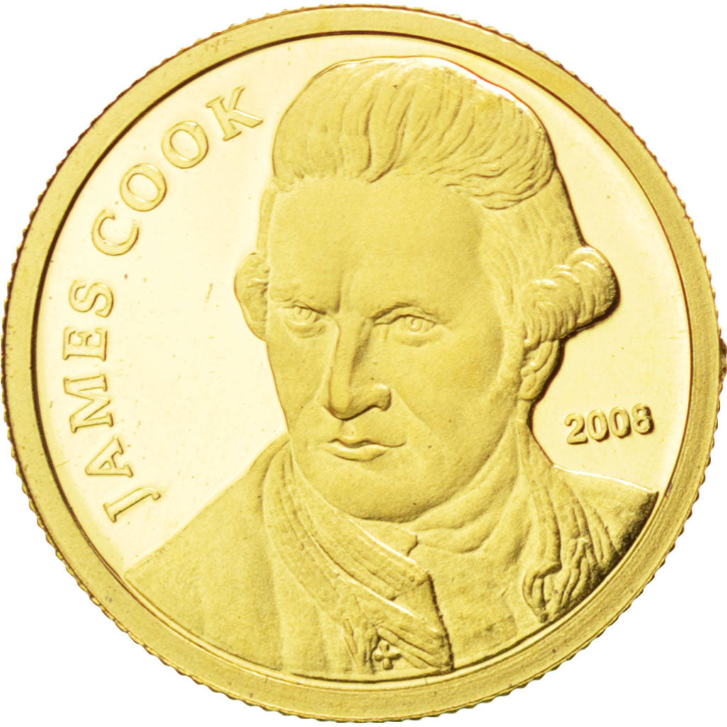 Coin, Cook Islands, 10 Dollars, 2008, MS(65-70), Gold, KM:New