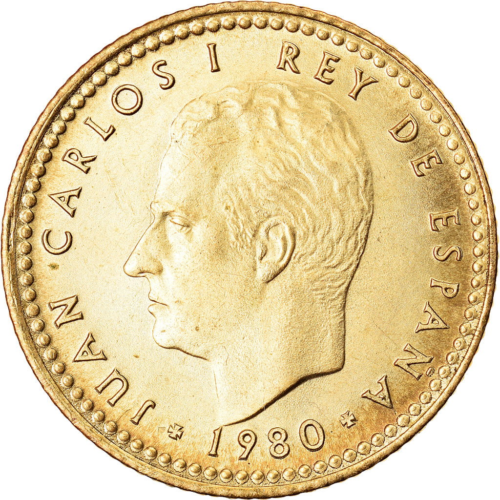 Moneta, Spagna, Juan Carlos I, Peseta, 1980, SPL+, Alluminio-bronzo, KM:816