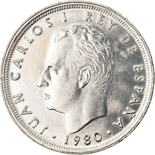 Coin, Spain, Juan Carlos I, 25 Pesetas, 1980, MS(64), Copper-nickel, KM:818