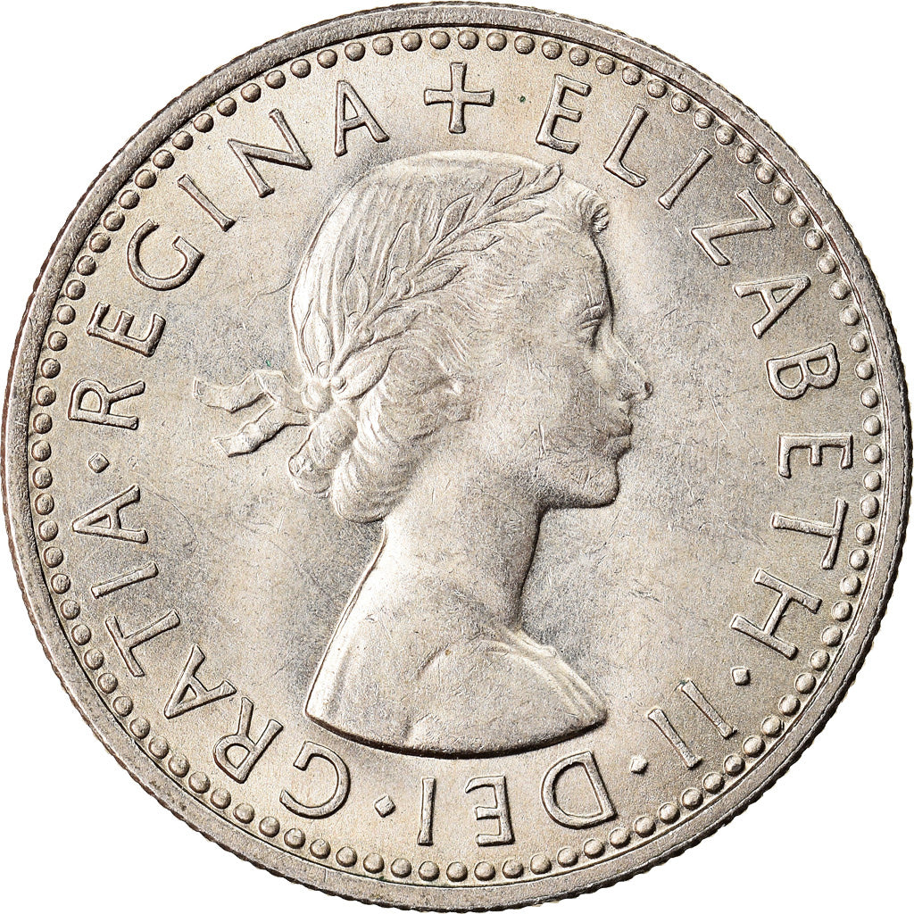 Moneta, Gran Bretagna, Elizabeth II, 6 Pence, 1966, SPL, Rame-nichel, KM:903