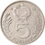 Coin, Hungary, 5 Forint, 1985, AU(50-53), Copper-nickel, KM:635