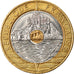 Moneda, Francia, Mont Saint Michel, 20 Francs, 1993, SC+, Trimetálico