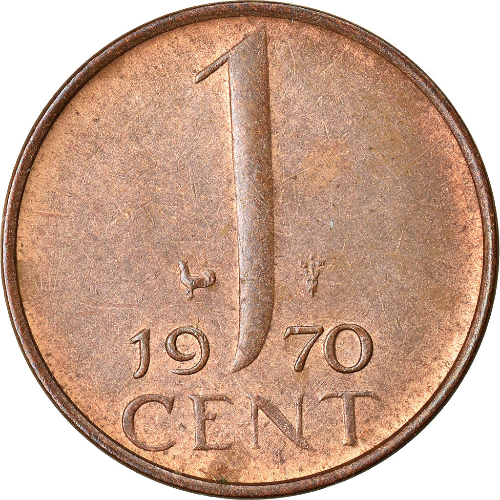 Monnaie, Pays-Bas, Juliana, Cent, 1970, SUP, Bronze, KM:180