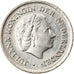 Coin, Netherlands, Juliana, 10 Cents, 1969, AU(55-58), Nickel, KM:182