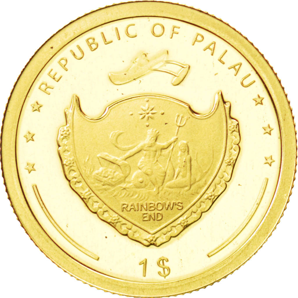 Coin, Palau, Dollar, 2009, MS(65-70), Gold, KM:239