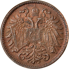 Münze, Österreich, Franz Joseph I, 2 Heller, 1897, VZ, Bronze, KM:2801