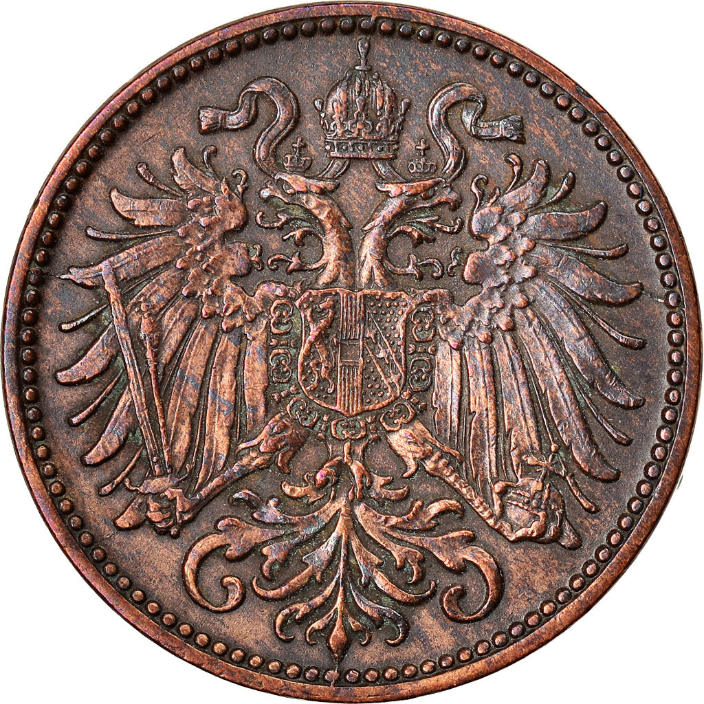 Münze, Österreich, Franz Joseph I, 2 Heller, 1904, SS, Bronze, KM:2801