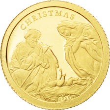 PALAU, Dollar, 2010, KM #445, MS(65-70), Gold, 13.92, 0.50
