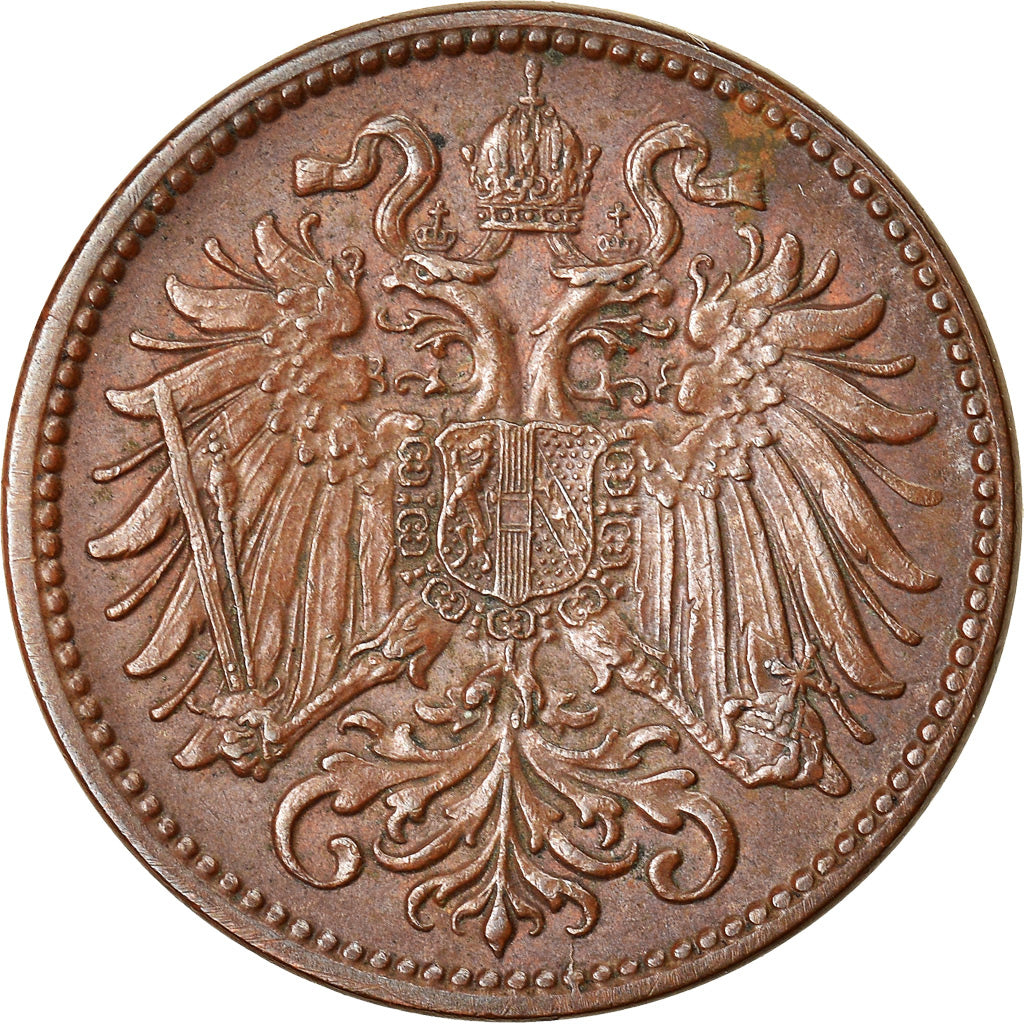 Monnaie, Autriche, Franz Joseph I, 2 Heller, 1912, TTB+, Bronze, KM:2801